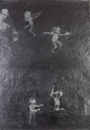 through, 2010, grafit on paper, 100 x 70 cm